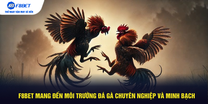 F8BET mang đến môi trường đá gà chuyên nghiệp và minh bạch